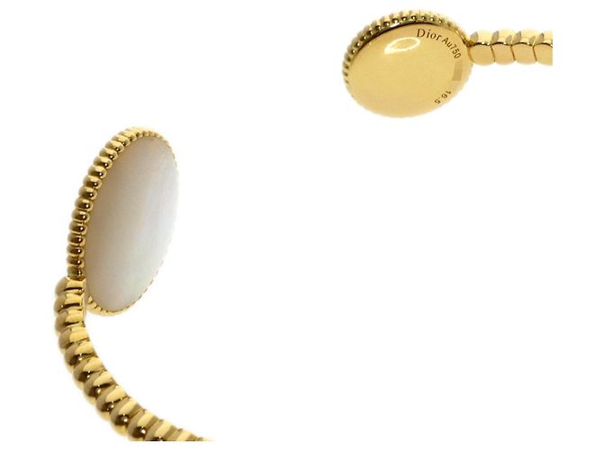 Bracciale Christian Dior Dior Rose des Vents in madreperla e diamanti Giallo - vista 4