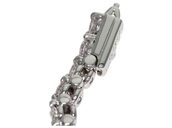Bracciale Tennis Cartier in Platino e Diamanti - vista 5