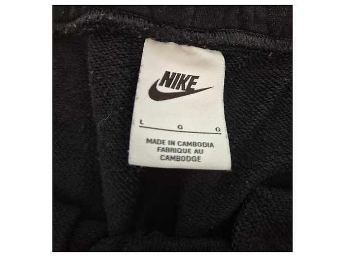 Nike Pantaloni Cargo Jogger Uomo con Strisce Logo - Nero - vista 5