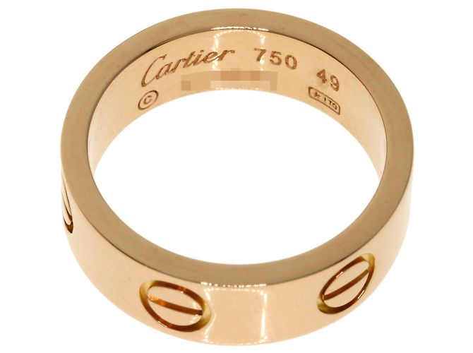 Anello Cartier Love in oro rosa 18K - vista 4