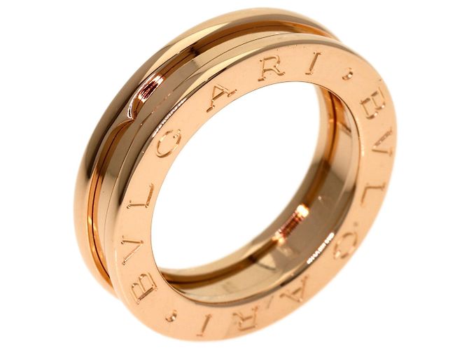 Bulgari Anello Bvlgari B-zero1 1-band XS #47 in oro rosa 18K - vista 2