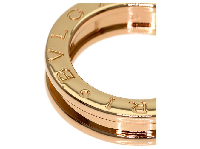 Bulgari Anello Bvlgari B-zero1 1-band XS #47 in oro rosa 18K - vista 7