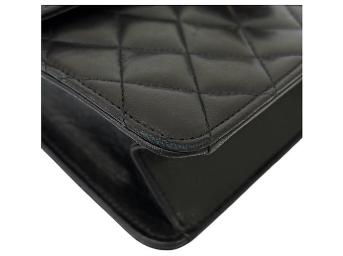 Chanel Matelassé Lambskin Shoulder Bag Black - view 14