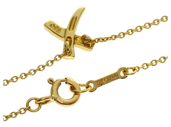 Autre Marque Collana Tiffany Kiss in oro giallo 18K - vista 2