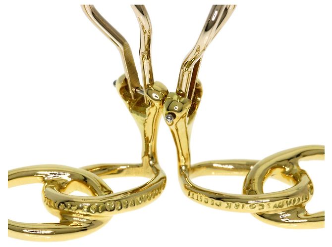 Autre Marque Pendientes Double Loop de Tiffany & Co. en oro amarillo de 18K - vista 5