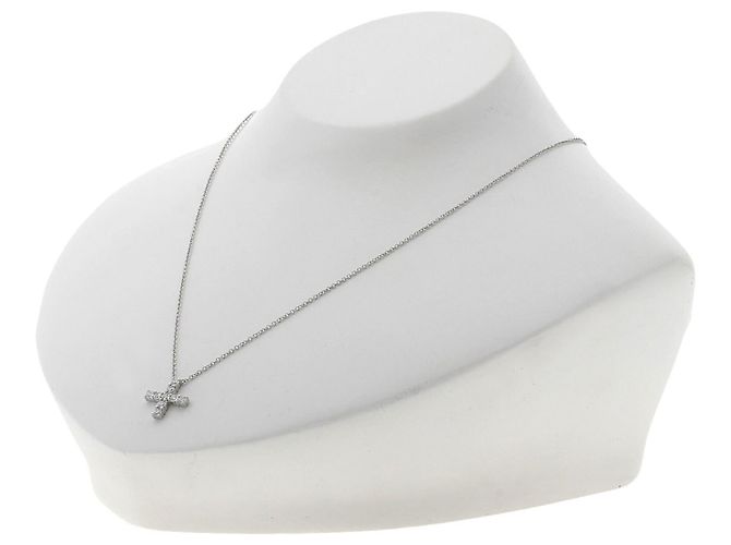 Harry Winston Mini Cross Diamantenhalskette - Ansicht 4