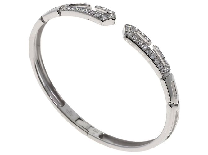Bracciale con charm Gucci in oro bianco 18K - vista 2