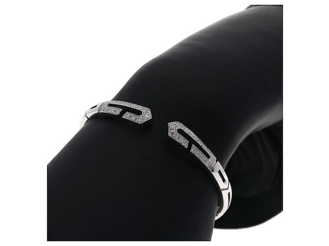 Bracciale con charm Gucci in oro bianco 18K - vista 6