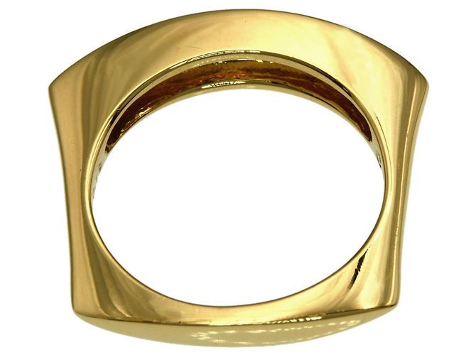 Diamond Céline Celine quadratischer Diamantring aus 18K Gelbgold - Ansicht 4