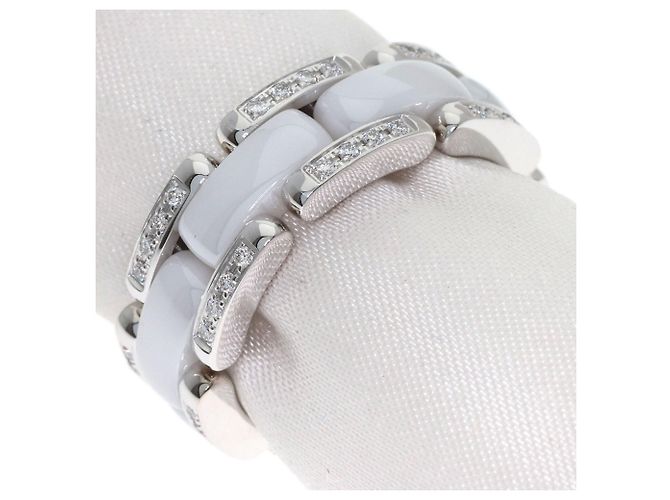 Chanel Ultra Diamond Ring aus weißer Keramik #53 - Ansicht 2