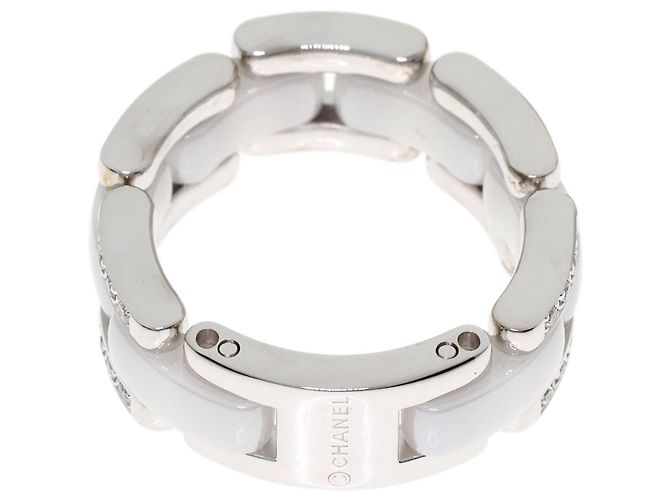 Chanel Ultra Diamond Ring aus weißer Keramik #53 - Ansicht 4