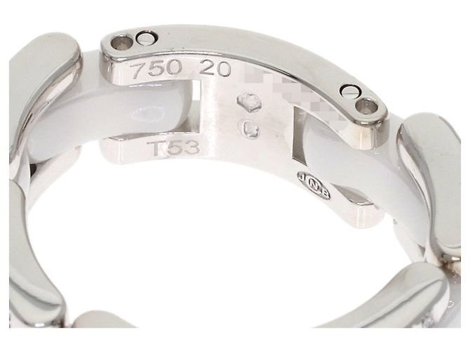 Chanel Ultra Diamond Ring aus weißer Keramik #53 - Ansicht 5