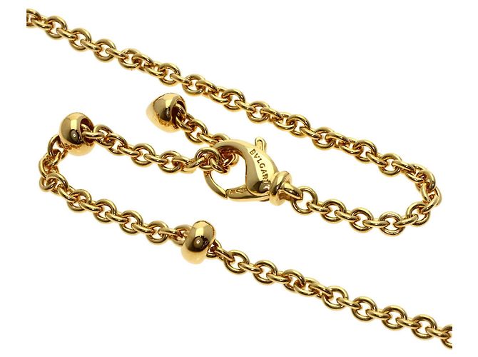 Bulgari Collana a catena Bvlgari in oro giallo 18K - vista 3