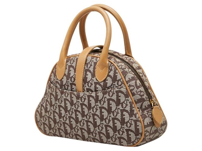 Christian Dior Trotter Double Saddle Handtasche Beige - Ansicht 2