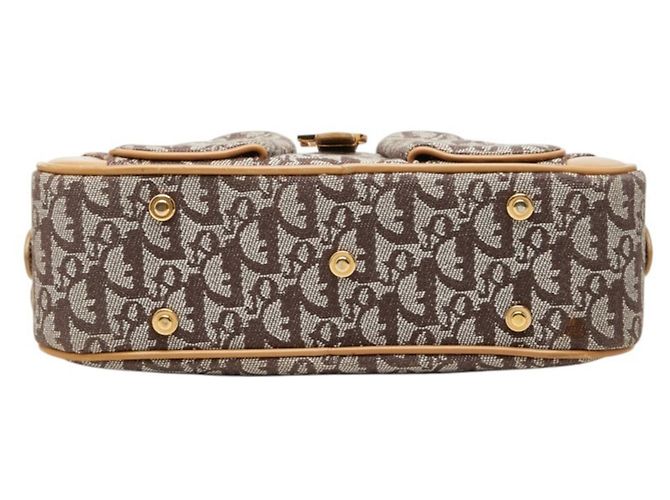 Christian Dior Trotter Double Saddle Handtasche Beige - Ansicht 3