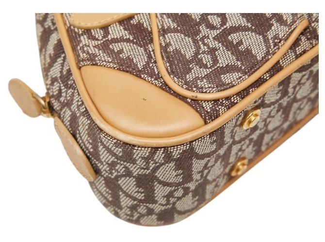 Christian Dior Trotter Double Saddle Handtasche Beige - Ansicht 5
