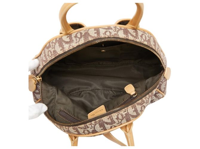 Christian Dior Trotter Double Saddle Handtasche Beige - Ansicht 8