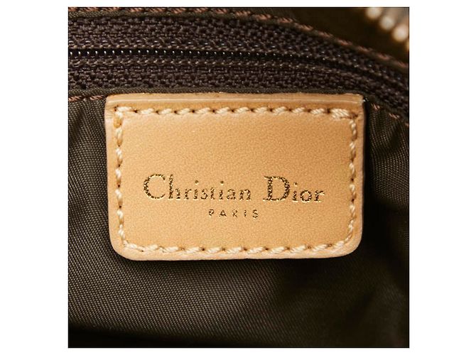 Christian Dior Trotter Double Saddle Handtasche Beige - Ansicht 9