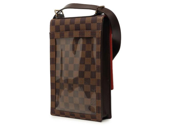 Borsa a tracolla Louis Vuitton Damier Portobello Marrone - vista 2