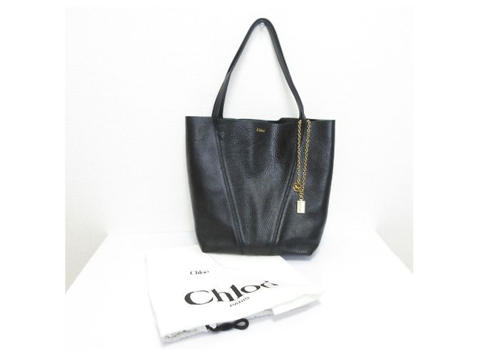 Chloé SPIN Tote Bag in Schwarz - Ansicht 13