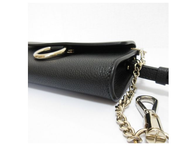 Mini borsa a tracolla Chloé Faye in pelle Nero - vista 4