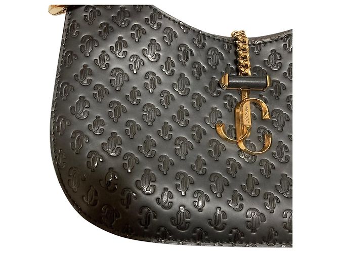 Borsa hobo in pelle Jimmy Choo Varenne Nero - vista 10