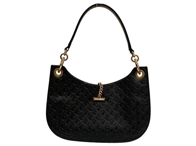 Borsa hobo in pelle Jimmy Choo Varenne Nero - vista 3