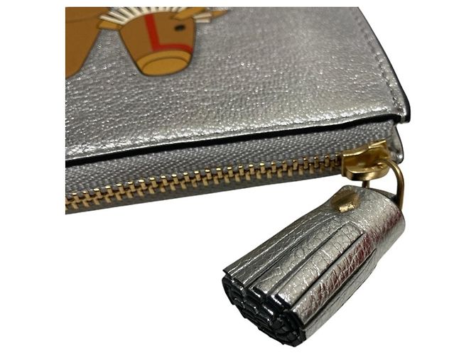 Tarjetero Anya Hindmarch Silver Plata - vista 8