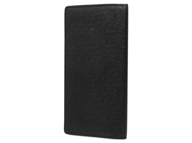 Louis Vuitton Taiga Long Wallet Black - view 2