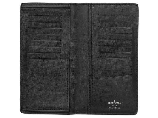 Louis Vuitton Taiga Long Wallet Black - view 4