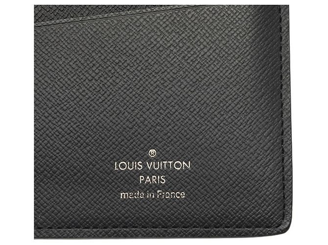 Louis Vuitton Taiga Long Wallet Black - view 5