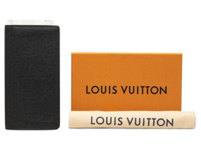 Louis Vuitton Taiga Long Wallet Black - view 7
