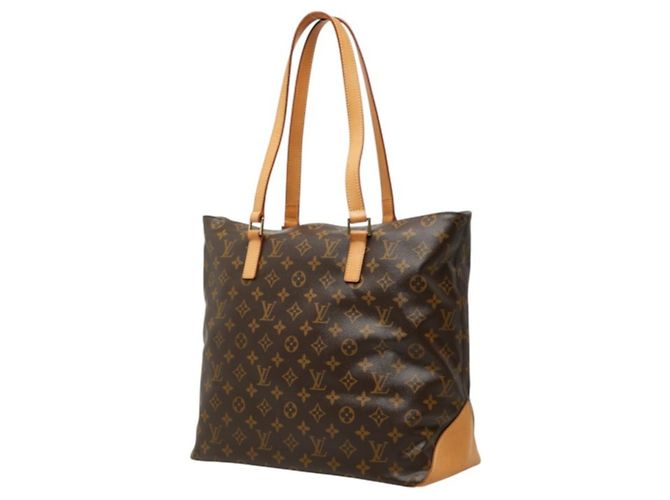 Saco de Ombro Louis Vuitton Monogram Cabas Mezzo Marrom - vista 2