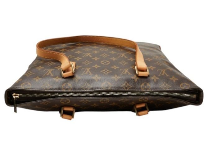 Saco de Ombro Louis Vuitton Monogram Cabas Mezzo Marrom - vista 8