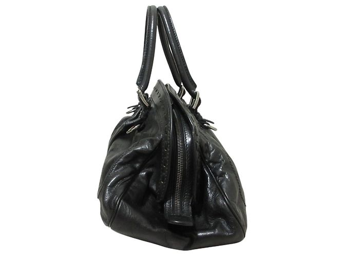 Borsa in pelle arricciata Dolce & Gabbana Miss Romantique Nero - vista 7