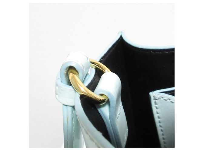 Bolso de hombro 2-way Marni Museo Amarillo Azul claro - vista 7
