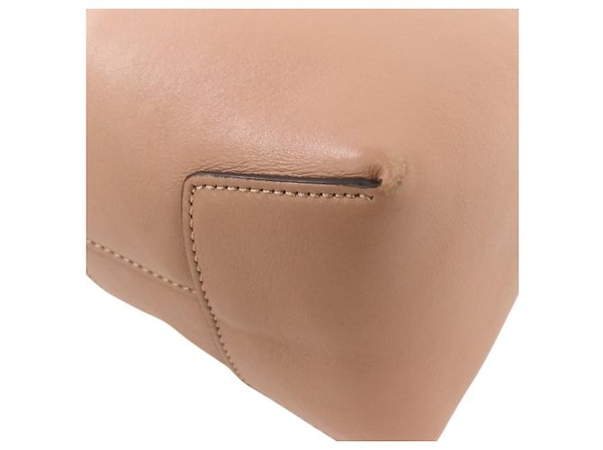 Borsa a mano in pelle 2-Way TOD'S Micro T-Case T-Timeless Nero Beige - vista 13
