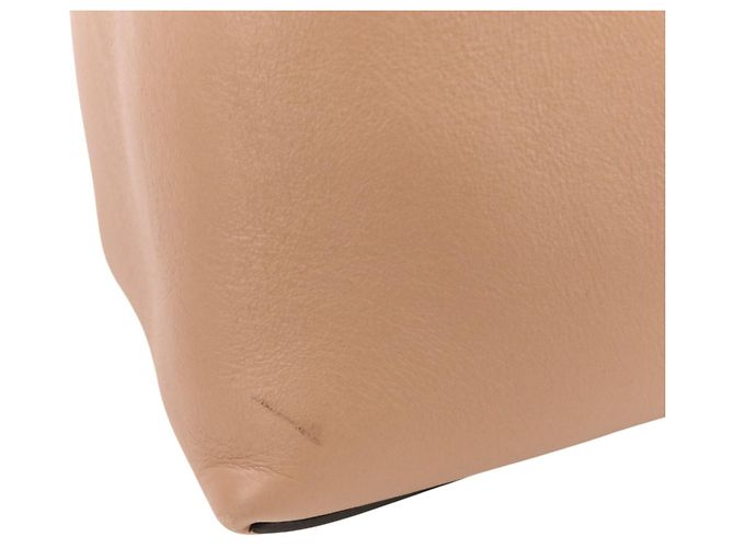 Borsa a mano in pelle 2-Way TOD'S Micro T-Case T-Timeless Nero Beige - vista 14