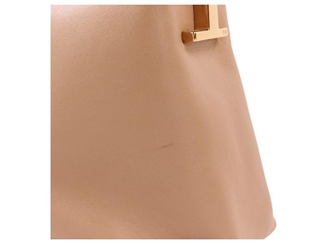 Borsa a mano in pelle 2-Way TOD'S Micro T-Case T-Timeless Nero Beige - vista 15