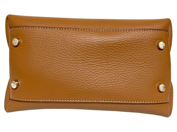 TOD'S T-Timeless Micro Leder Tote Bag Braun - Ansicht 3