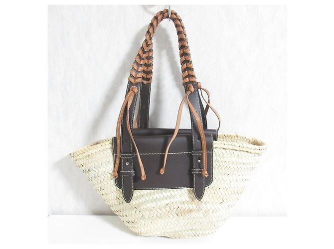 Borsa a tracolla a cestino con manico in pelle Tod's Marrone - vista 2
