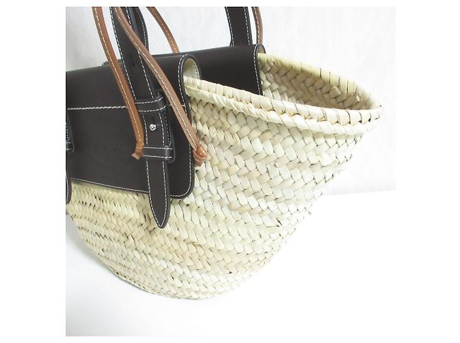 Borsa a tracolla a cestino con manico in pelle Tod's Marrone - vista 3