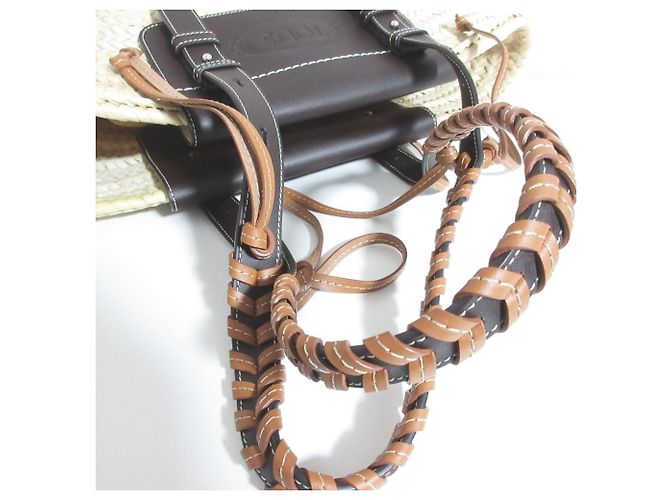 Borsa a tracolla a cestino con manico in pelle Tod's Marrone - vista 6
