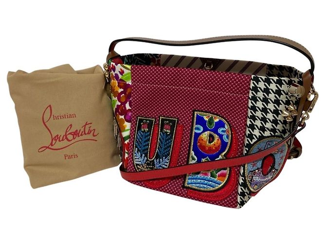 Bolso de hombro 2-way Christian Louboutin Caracaba Mini Multicolor - vista 13