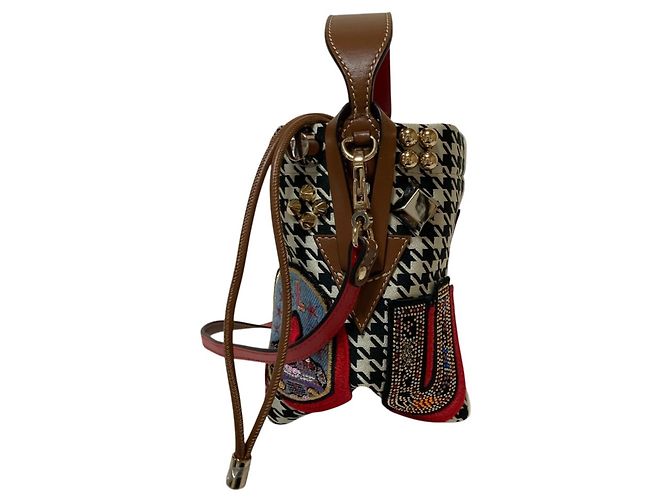 Bolso de hombro 2-way Christian Louboutin Caracaba Mini Multicolor - vista 2