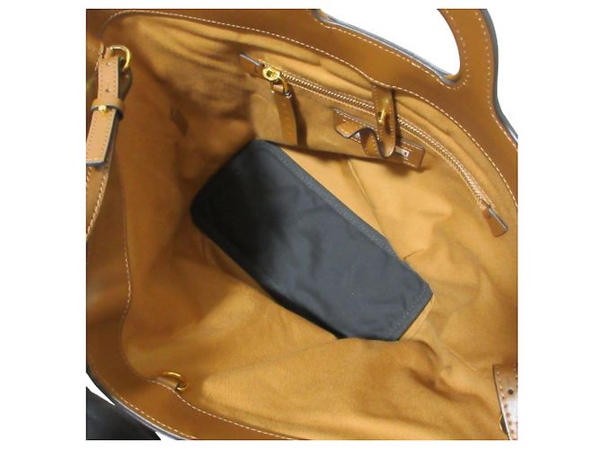 Borsa Marni Tropicalia in combinazione di pelle Marrone - vista 8