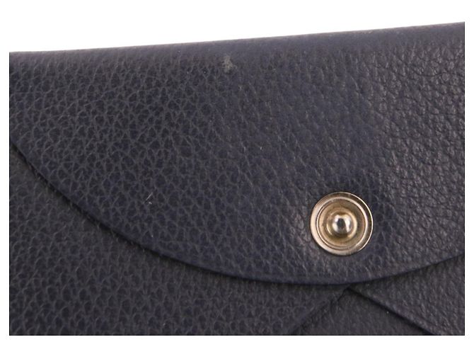 Hermès HERMES Calvi Evercolor Visitenkartenetui Blau Marineblau - Ansicht 14