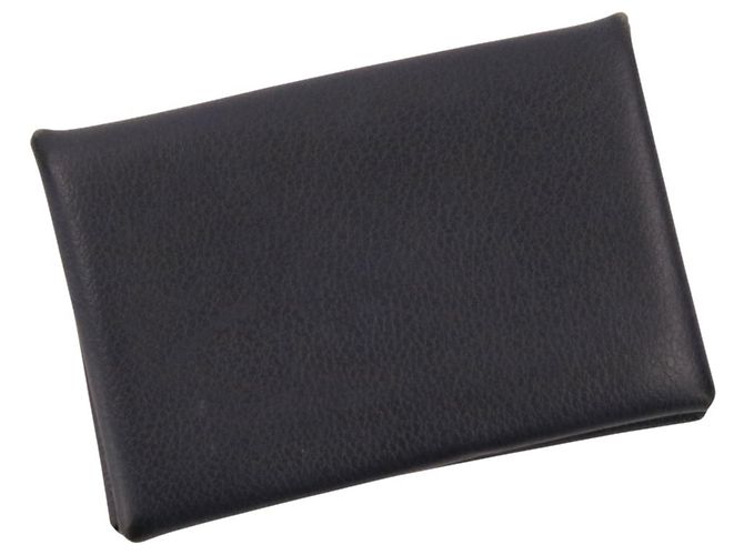 Hermès HERMES Calvi Evercolor Visitenkartenetui Blau Marineblau - Ansicht 2