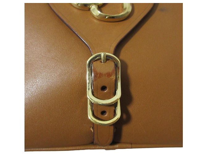 Borsa Bowling in pelle Jimmy Choo Varenne JC Logo Marrone - vista 13