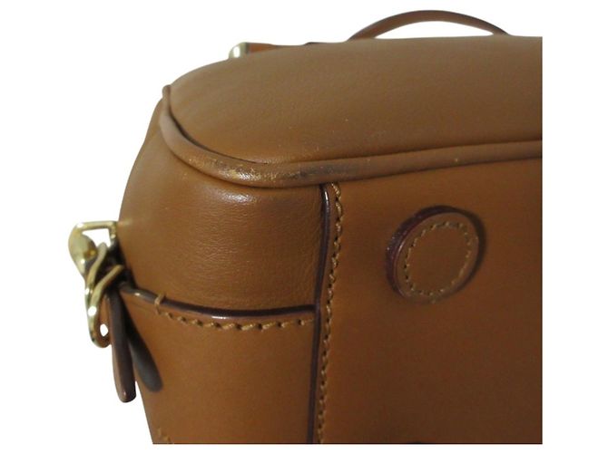 Borsa Bowling in pelle Jimmy Choo Varenne JC Logo Marrone - vista 16